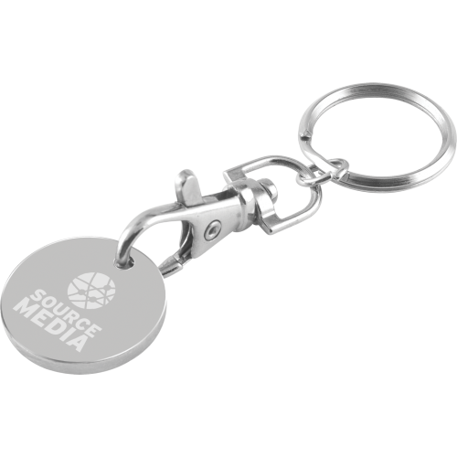 Trolley Coin Keyring