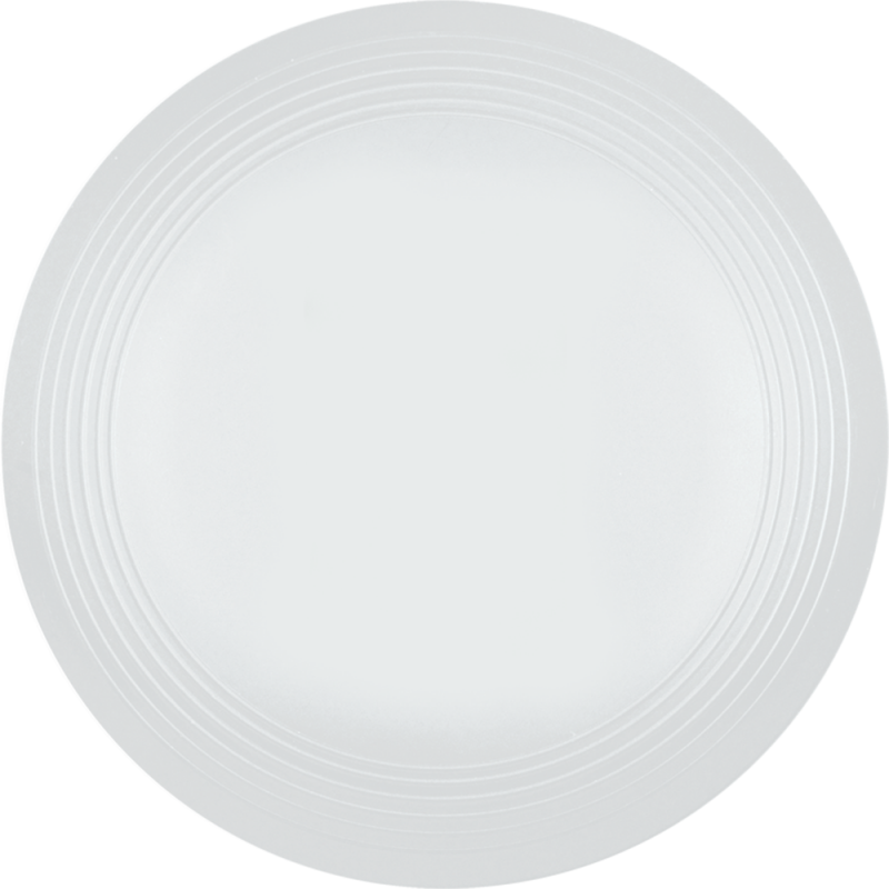 Plain White Frisbee 